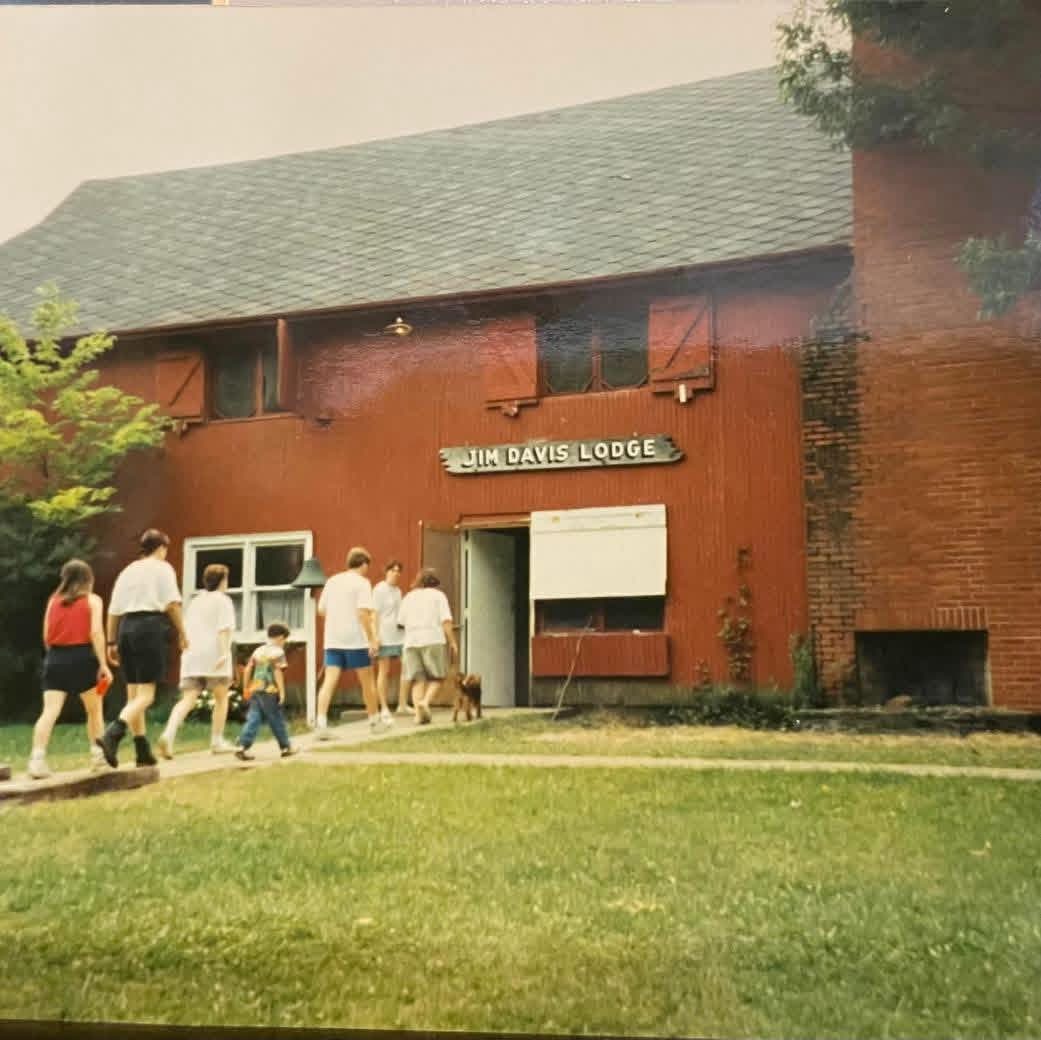 Jim Davis Lodge at Camp Shawano — historic photo