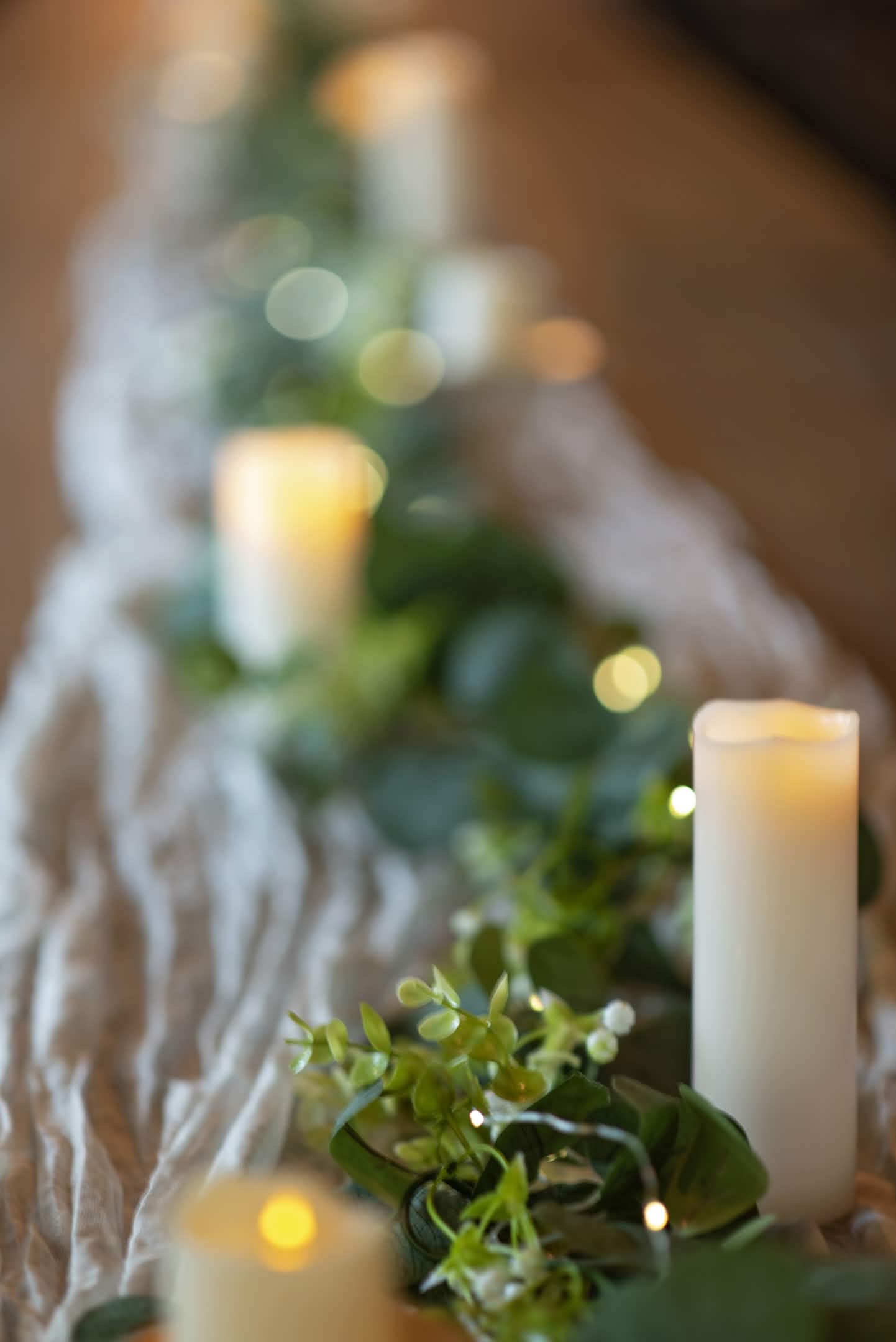Reception Table Candles