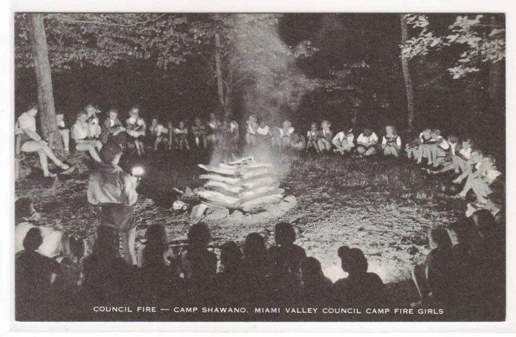 Council Fire — Camp Shawano, Miami Valley Council Camp Fire Girls