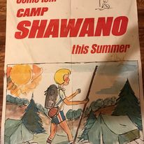 Come to Camp Shawano this Summer recruitment poster